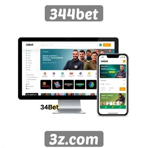Interface e usabilidade do site 344bet em dispositivos móveis